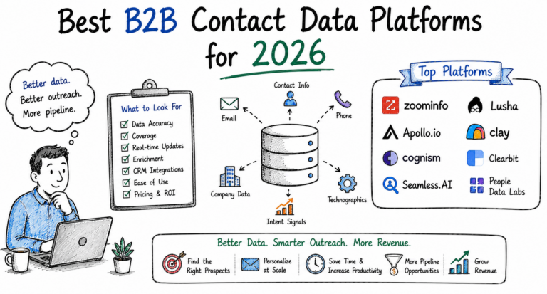 Best B2B Contact Data Platforms for 2026