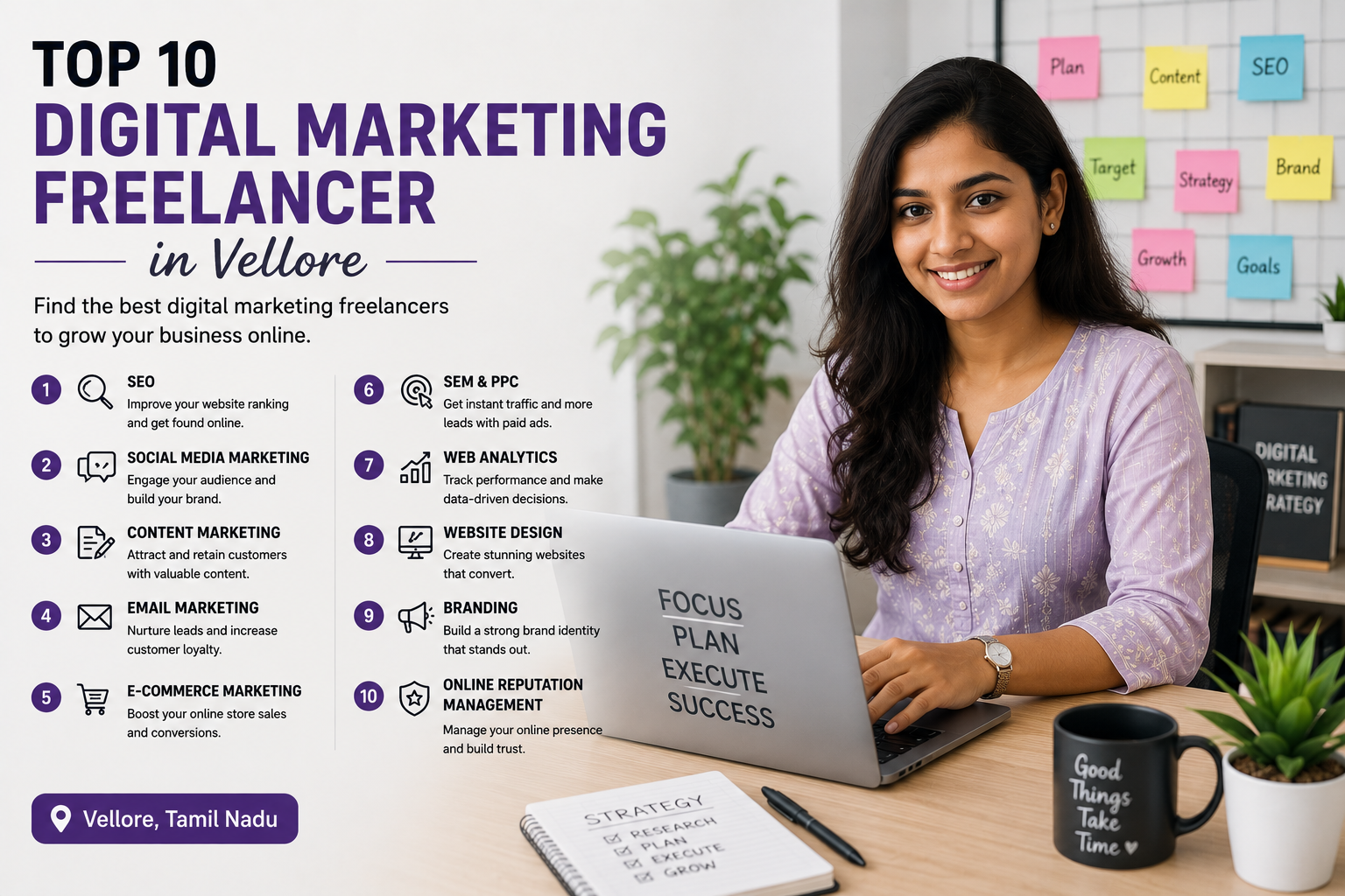 Top 10 Digital Marketing Freelancer in Vellore