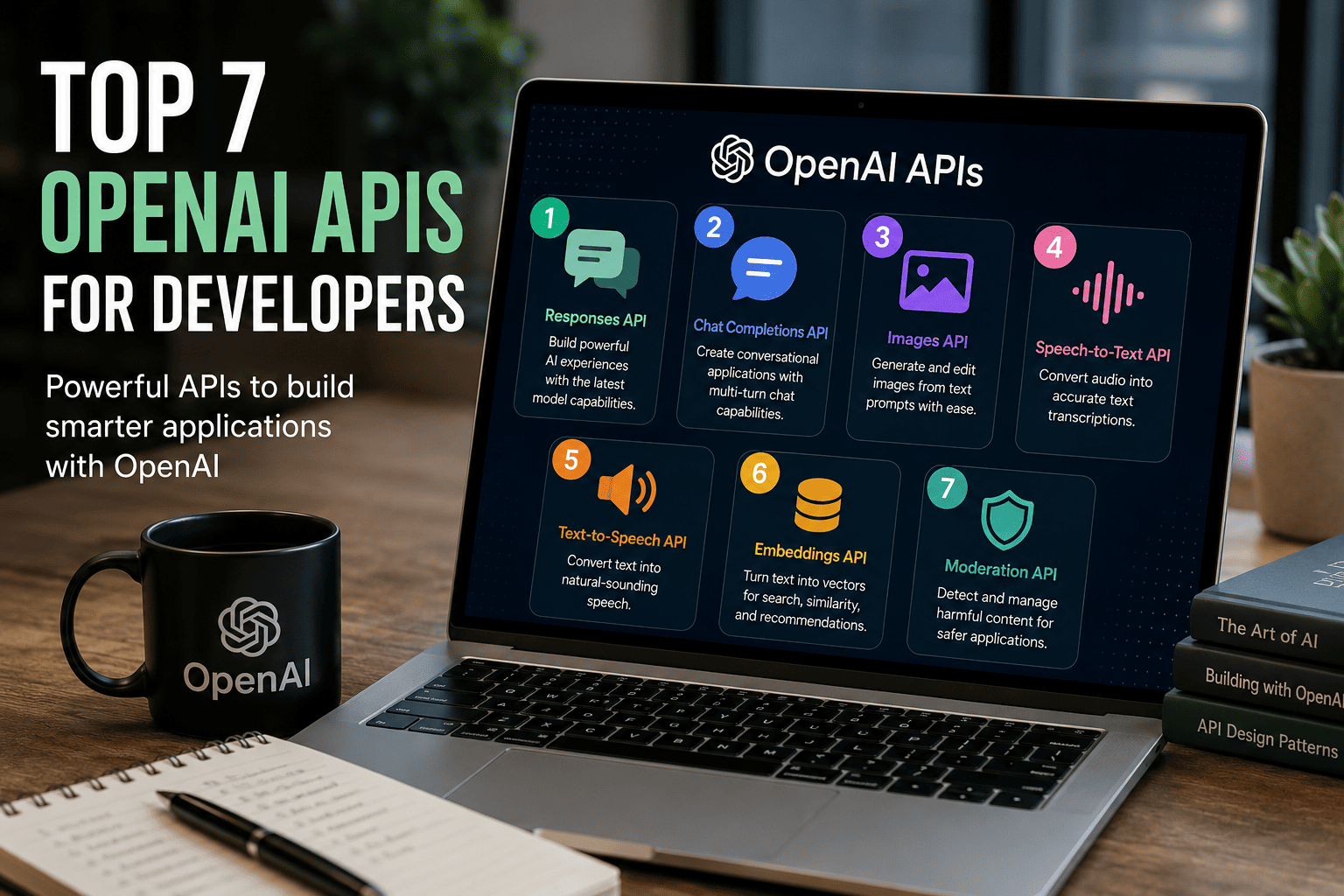 Top 7 OpenAI APIs for Developers