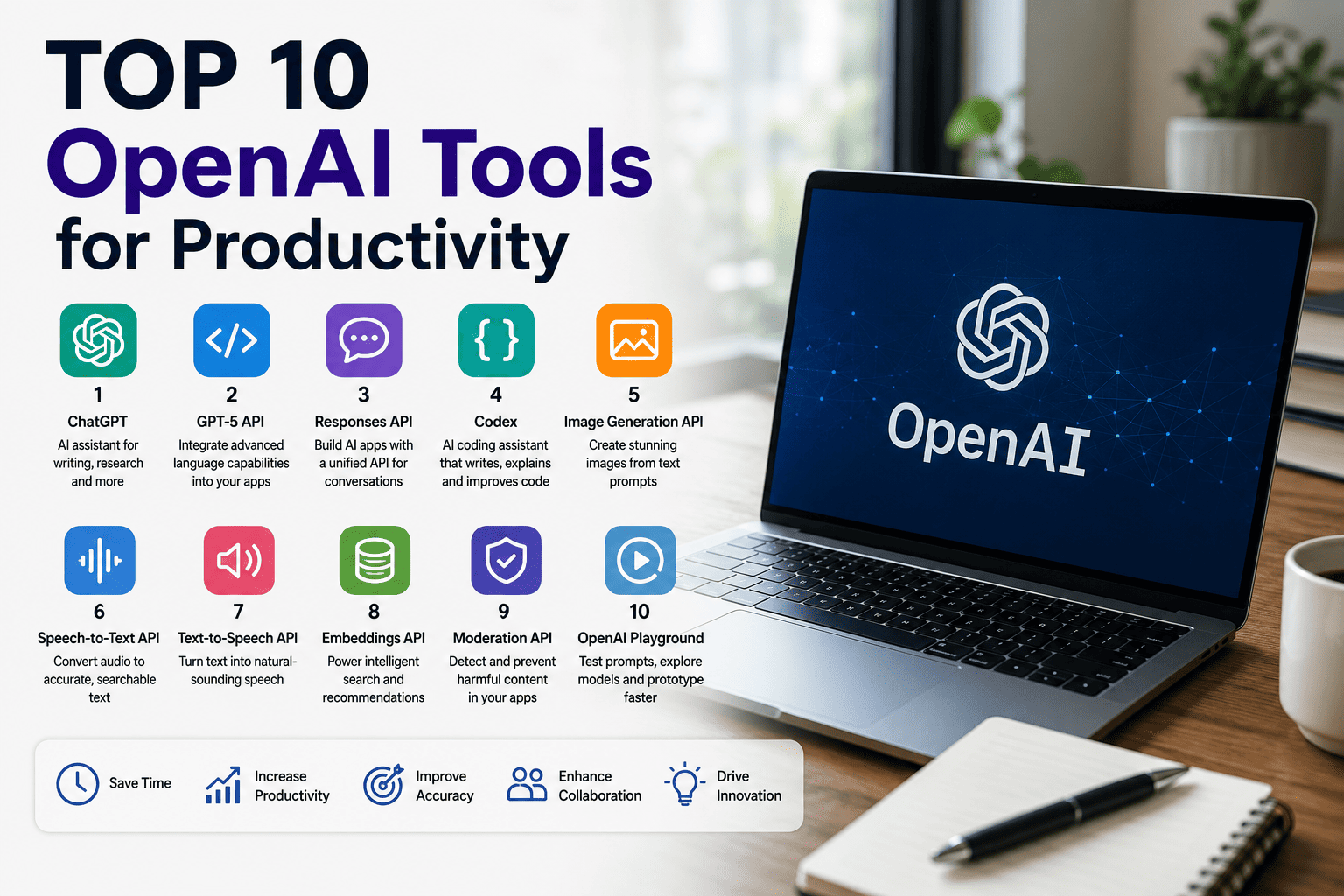 Top 10 OpenAI Tools for Productivity
