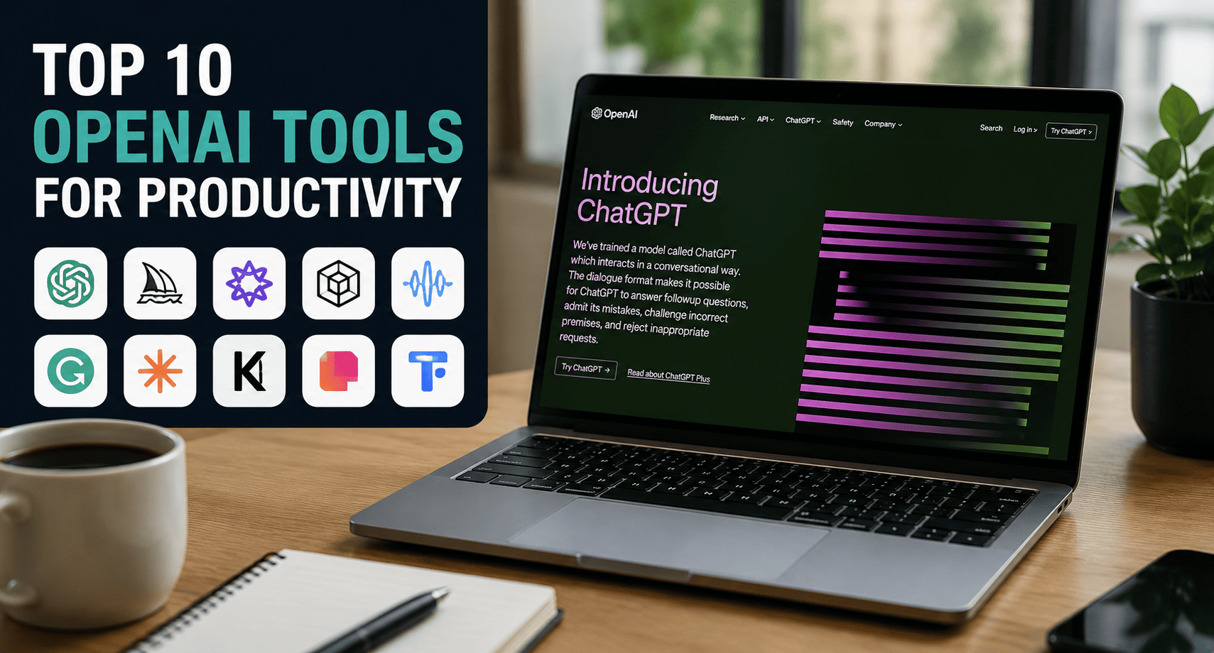 Top 10 OpenAI Tools for Productivity