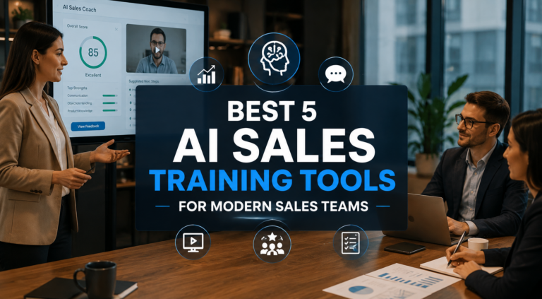 Best 5 AI sales training tools for modern sales teams